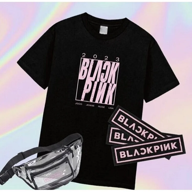 BLACKPINK 2023 Coachella Festival Member Name T-shirt