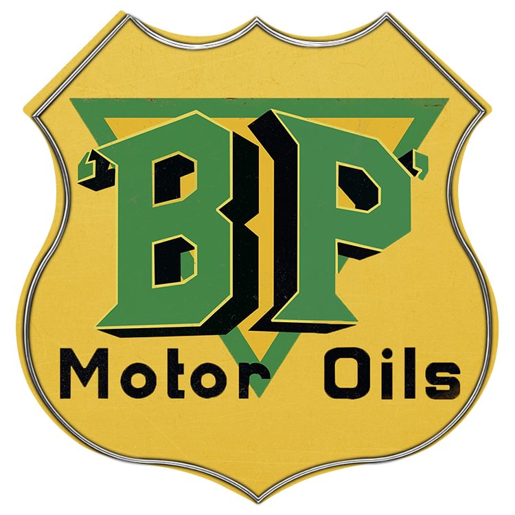 BP Motor Oils - Shield Tin Signs/Wooden Signs -  12*12inches