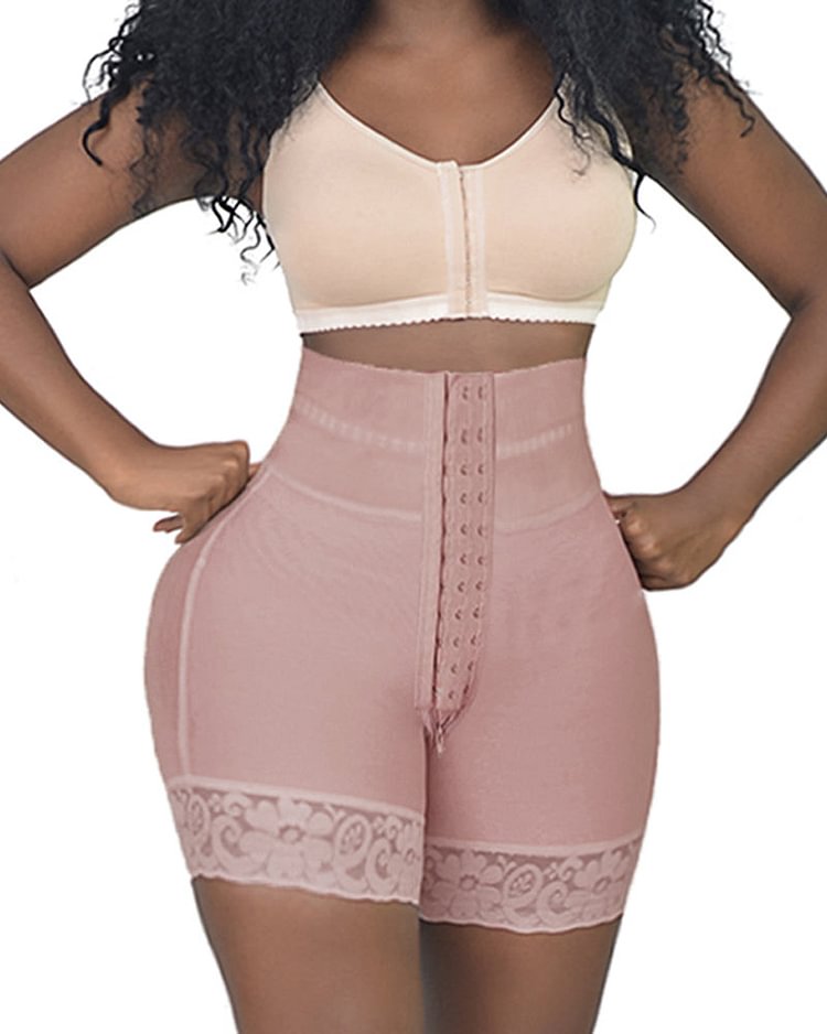 BBL Shorts Double Compression High Waisted With Mid-section Tummy Control  Curvy Fit