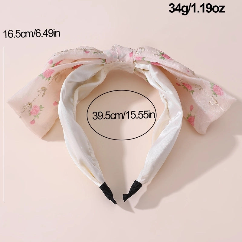 Women’s Sweet Minimalist Ditsy Floral Polyester Hair Clip Hair Band Hair Tie