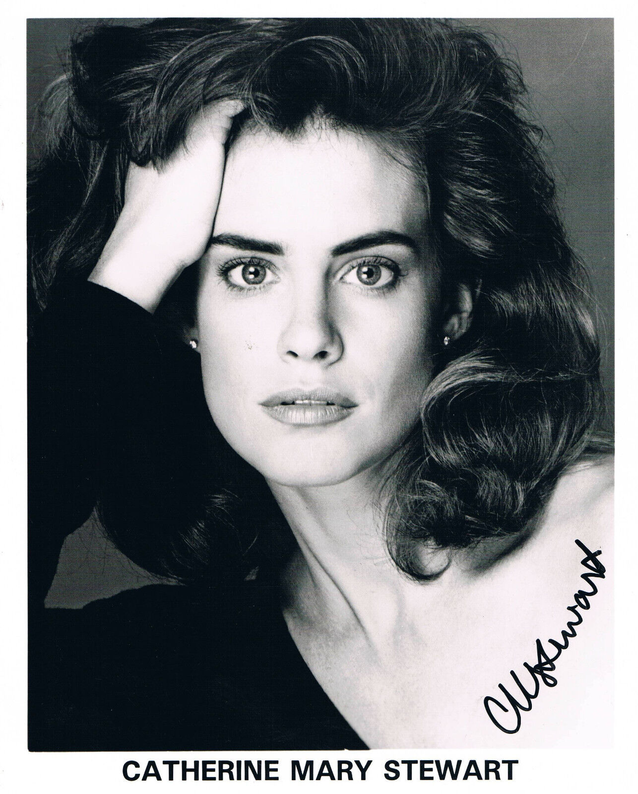 Catherine Mary Stewart 1959- genuine autograph Photo Poster painting 8x10