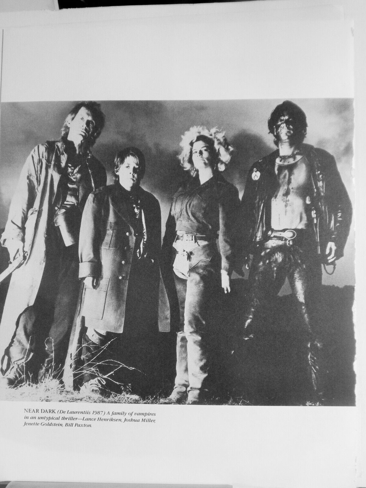 NEAR DARK (1987 HORROR) LANCE HENRIKSEN / JENETTE GOLD VTG Photo Poster painting (1991 reprint)