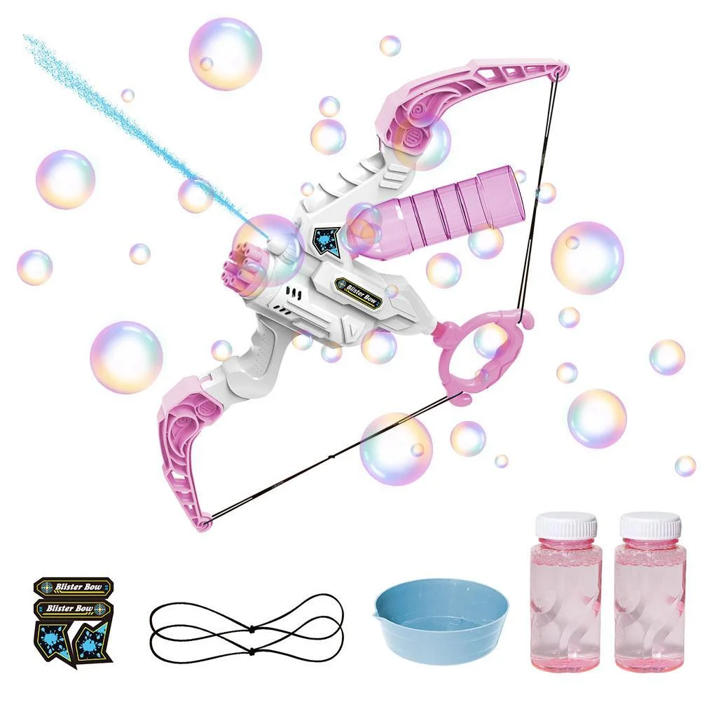 2 in 1 Automatic Bubble Machine Shooting Water Bow