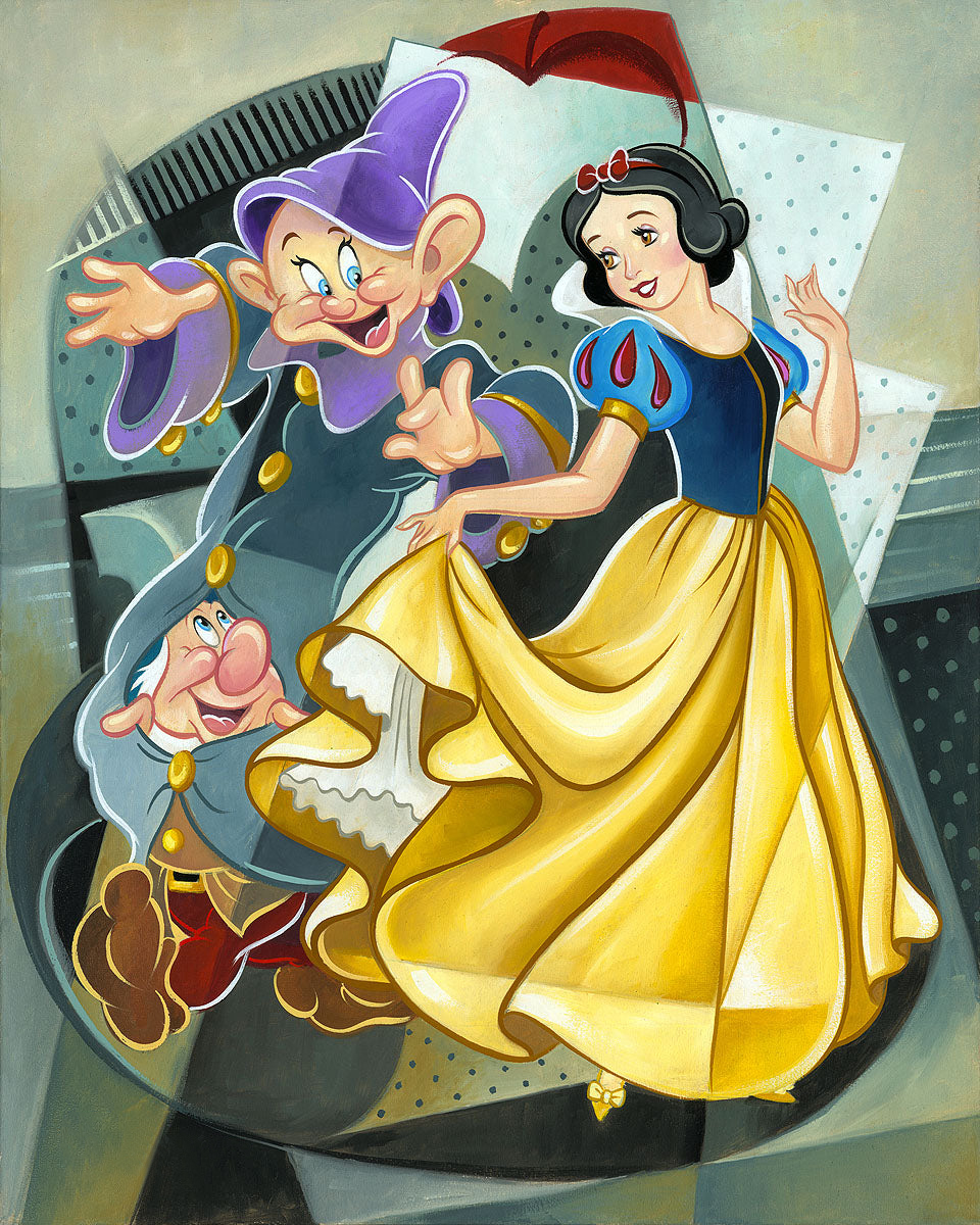 Disney Princess Snow White And Tinker Bell 40*50CM(Canvas) Full Round Drill Diamond Painting gbfke