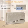 Damen Abendtasche, Modische Handtasche,Elegante Hochzeit Clutch,Envelope M&auml;dchen Kettentasche,Festliche kleine Crossbody Schultertaschen f&uuml;r Abschlussball,Party,Freizeit Date