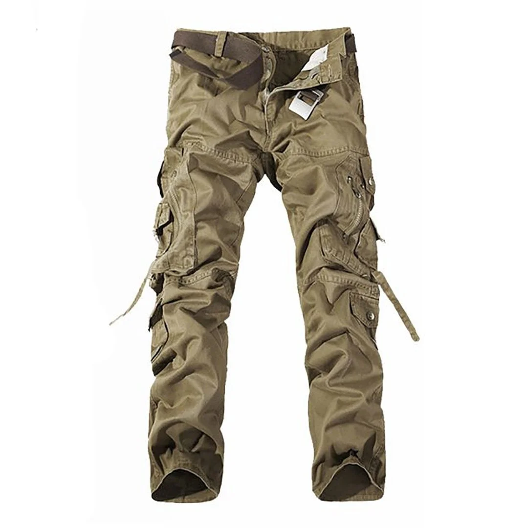 Men's Military Tactical Cargo Pants Multi-Pocket Cotton Cargo Pants