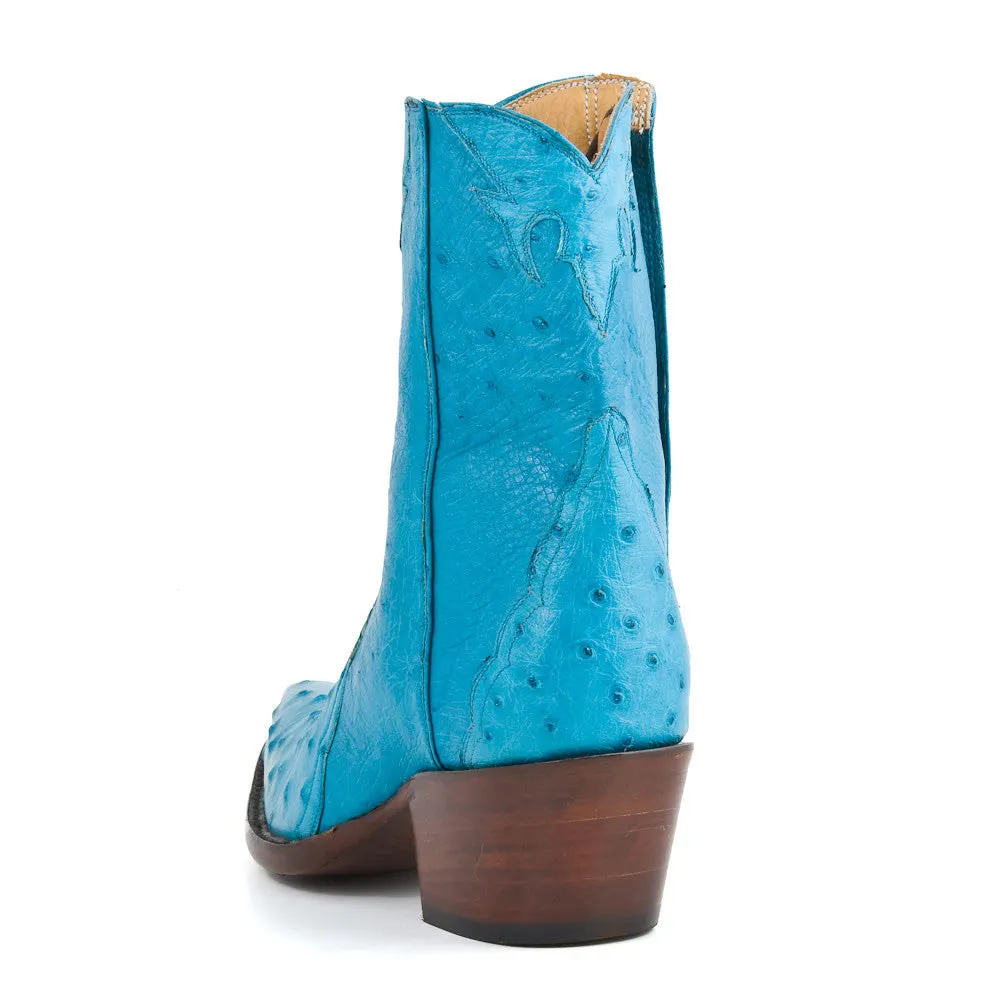 Honey Cowboy Ostrich Boots Snip Toe