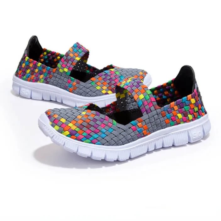 Letclo™ Handmade Weave Light Flats Shoes letclo Letclo