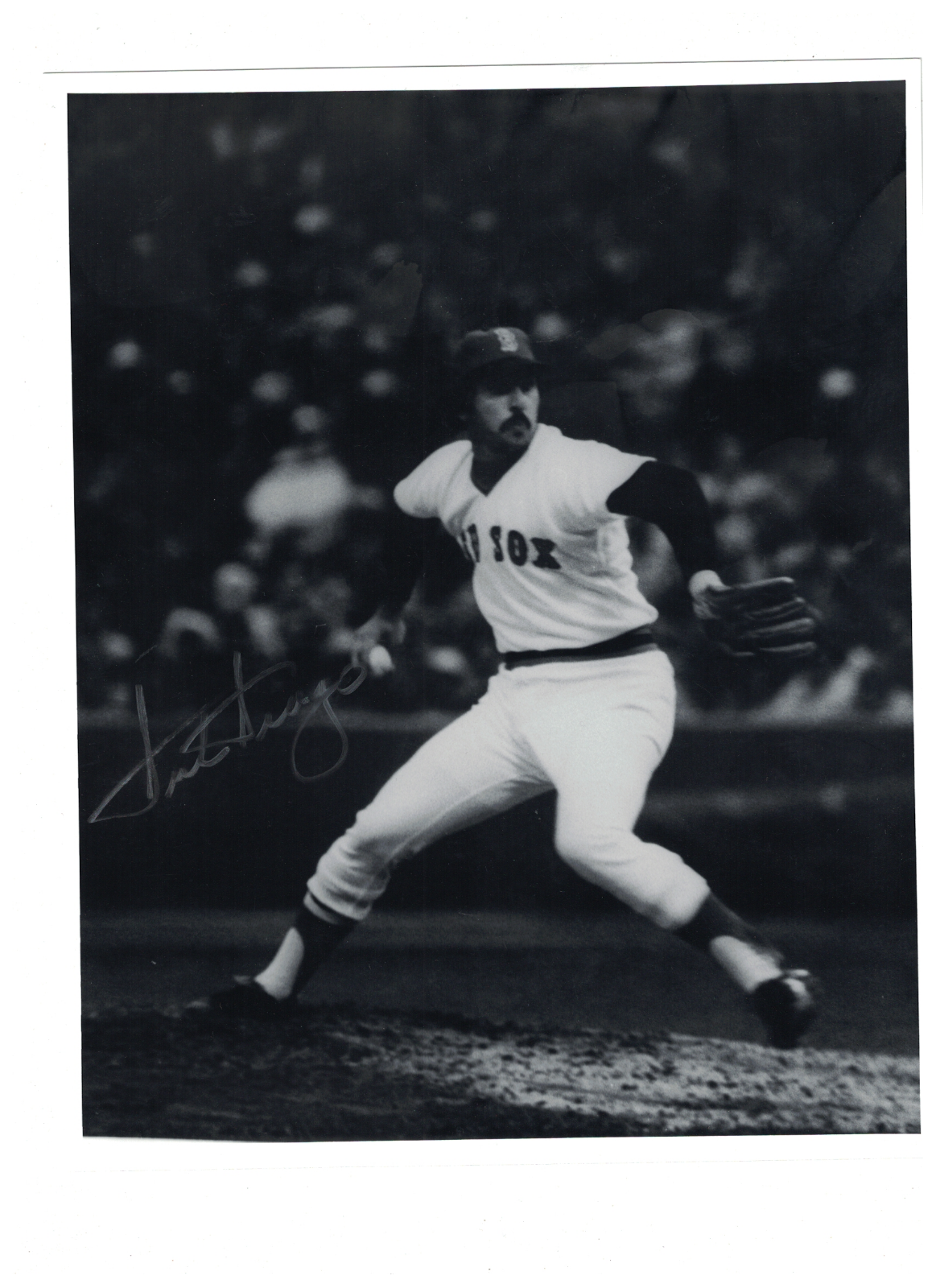 Dick Drago Boston Red Sox Signed 8 x 10