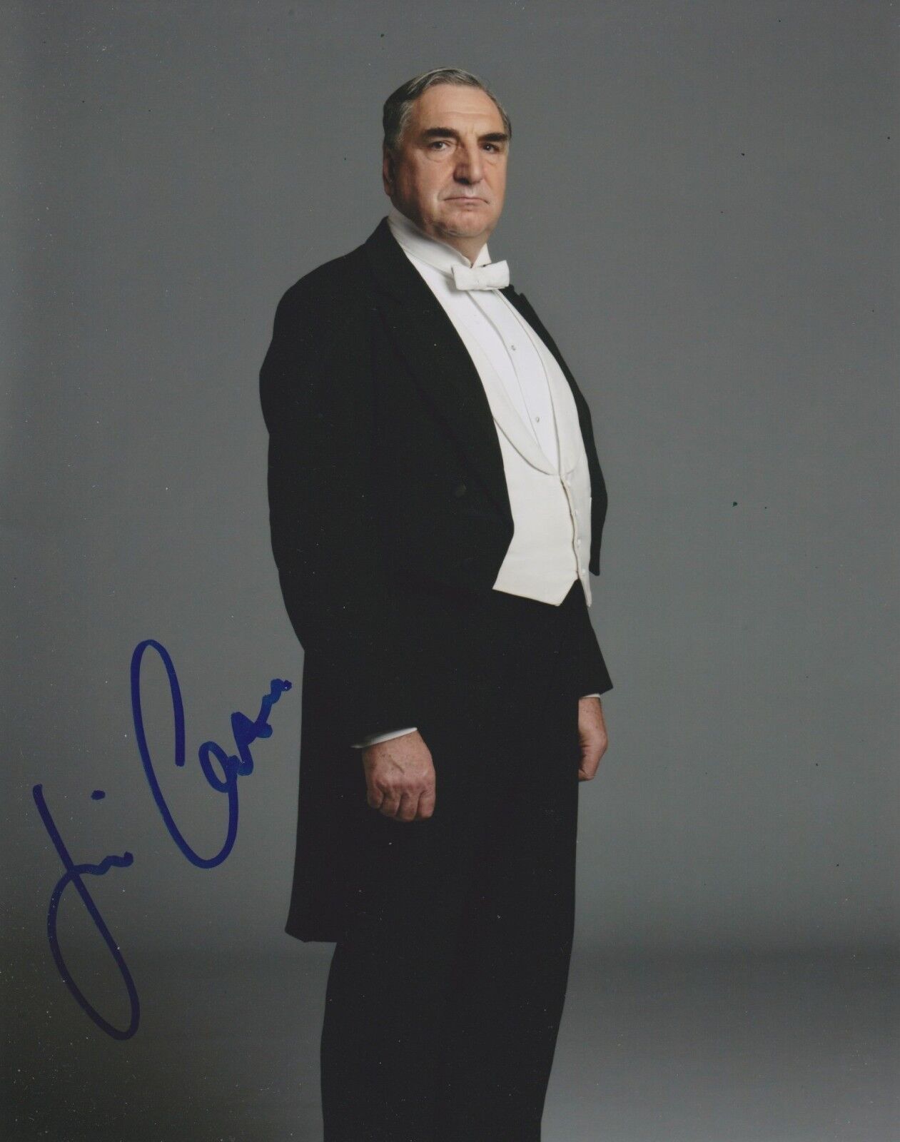 Jim Carter Signed Downton Abbey 10x8 Photo Poster painting AFTAL