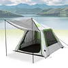 [US Local Warehouse] 4.0 Automatic Inflatable Camping Tent 300D Oxford Fabric Blow up Instant Setup Inflatable Tent UV Protection Waterproof Inflatable Cabin for Backyard & Picnic Use