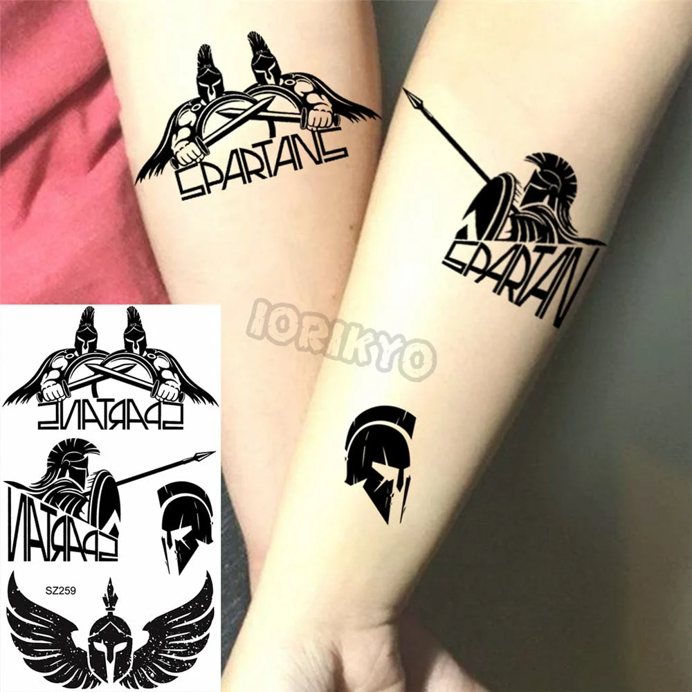 Minimalist Panda Small Temporary Tattoos For Women Men Realistic Seahorse Gorilla Tiger Fake Tattoo Sticker Arm Tatoos Body
