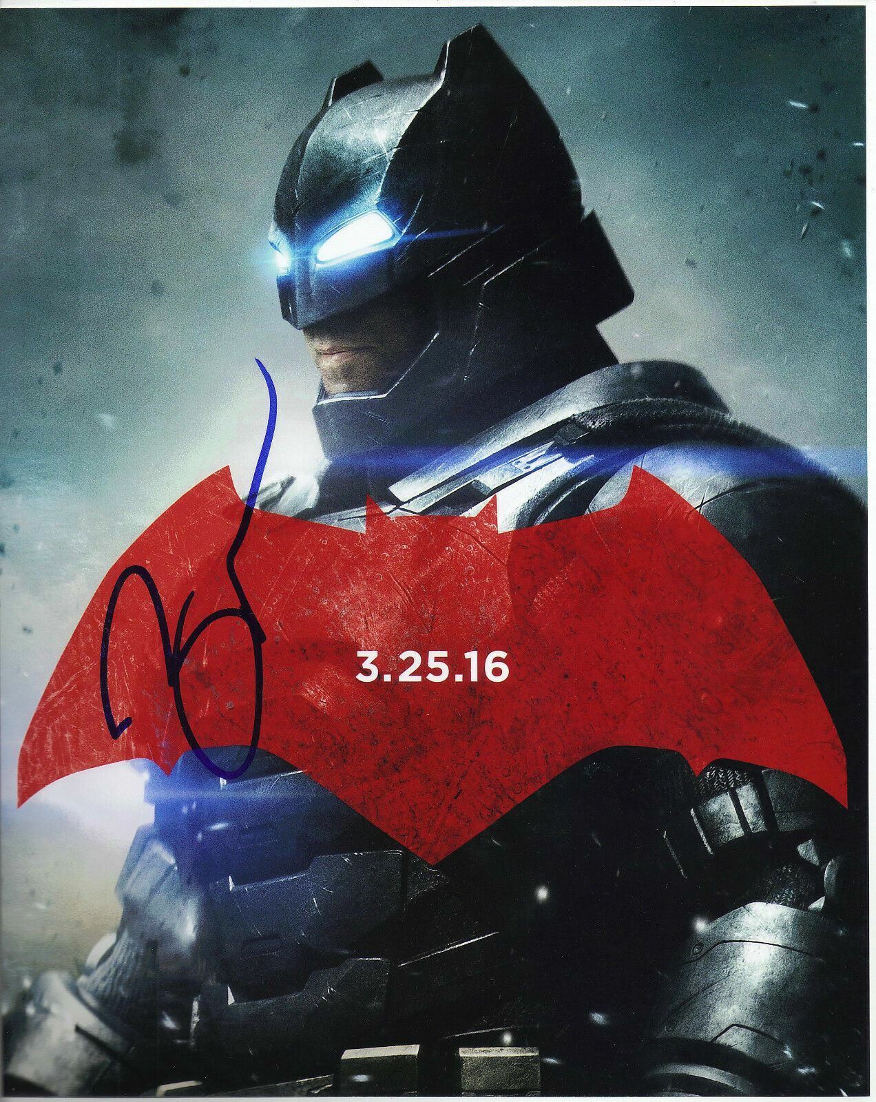 Ben Affleck SIGNED 10X8 Photo Poster painting Batman v Superman Dawn of Justice AFTAL COA (5391)