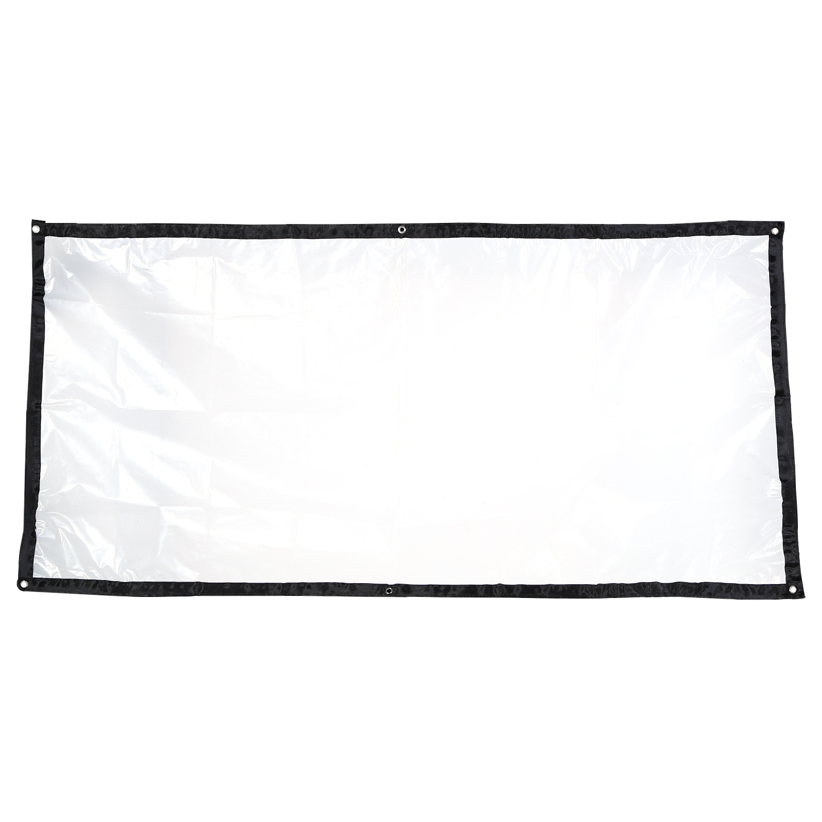 

Tarpaulin with Eyelets & Rope PE Transparent 2x1m Waterproof Easy Clean, 501 Original