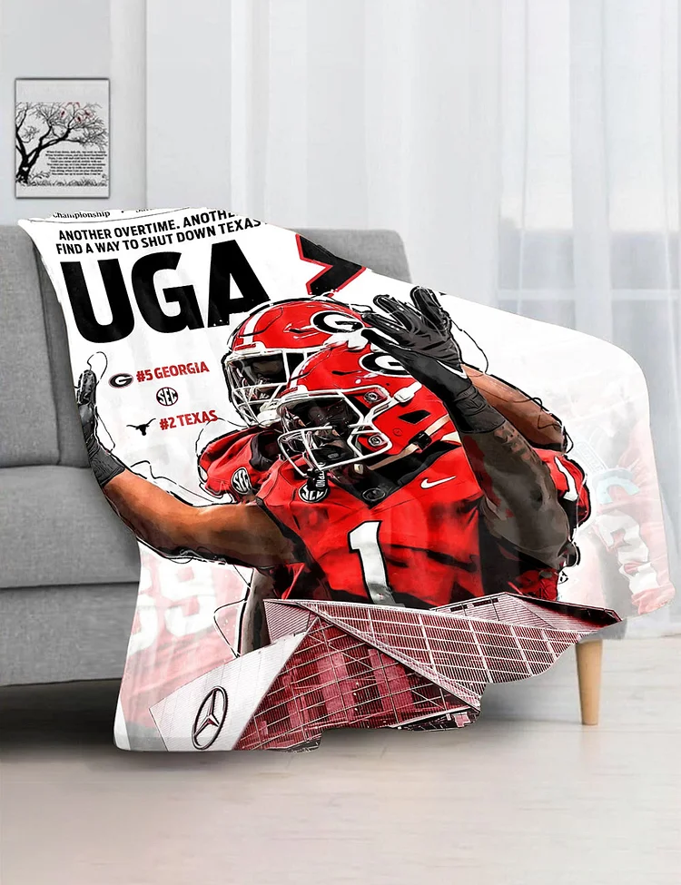 2024 Georgia Bulldogs SEC Championship Blanket