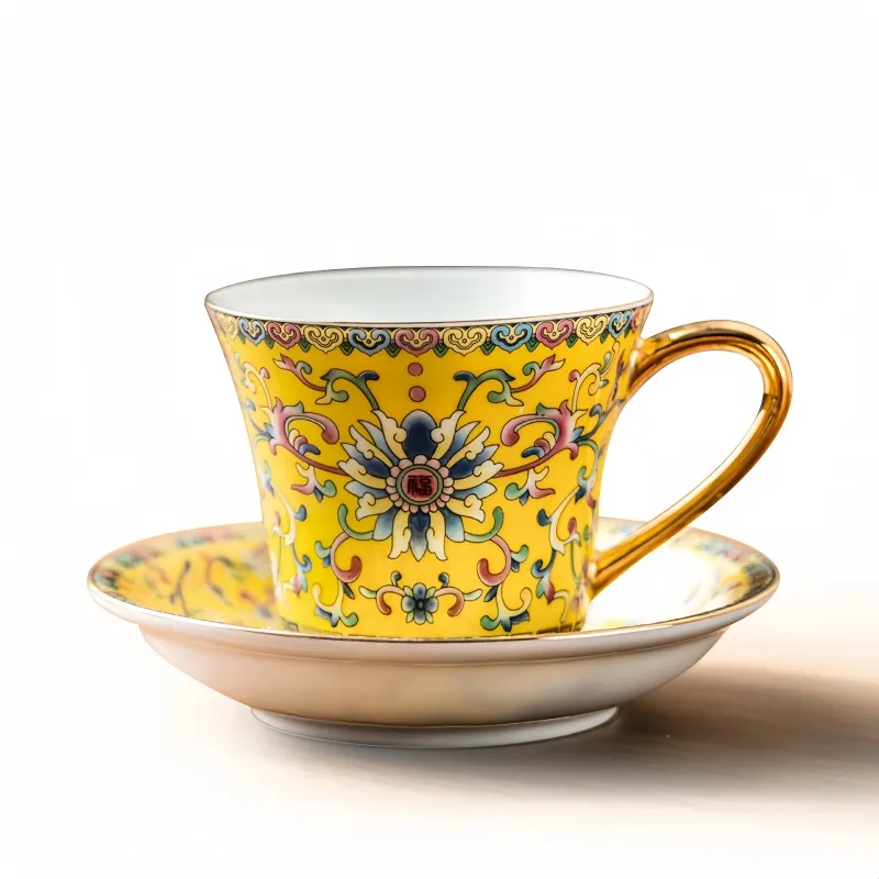 Artisan-Made Enamel Coffee Cups & Mugs