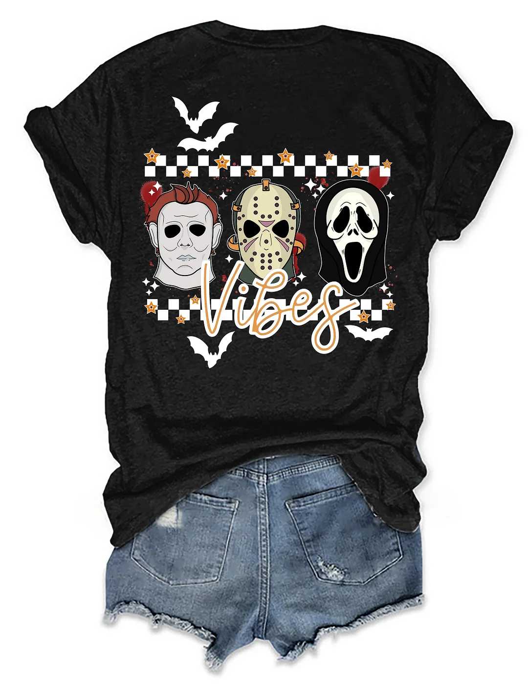 Retro Vibes Halloween T-shirt