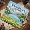 3PCS Scenery Coloring Book Set Mindfulness Art Books for Adults 