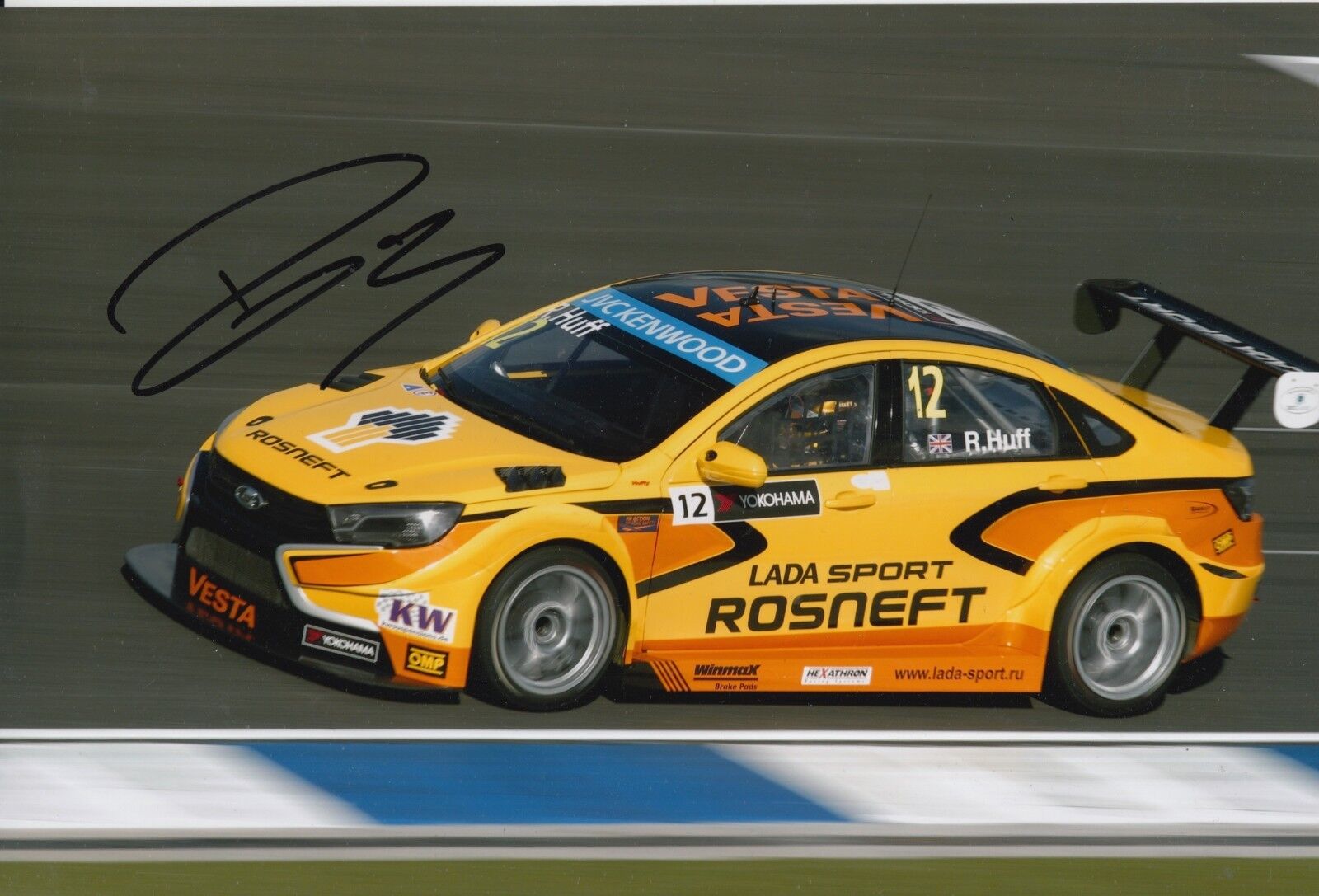 Robert Huff Hand Signed 12x8 Photo Poster painting Touring Cars.