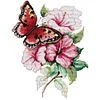 Butterfly Flower - 14CT Stamped Cross Stitch Kit(28x35cm)