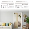[US Local Warehouse] 2 Set Pocket Door Frame Kits with 220LBS Two-Way Soft-Close Mechanism Hidden Door Kit Sliding Hardware Smoothly and Quietly Easy to Install (24-36x80in)