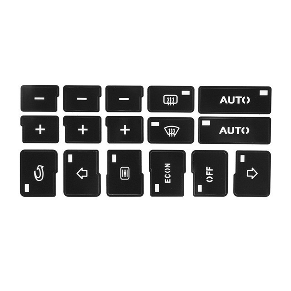 

Auto Button Repair Sticker AC Central Control Button Decorative Sticker, 501 Original