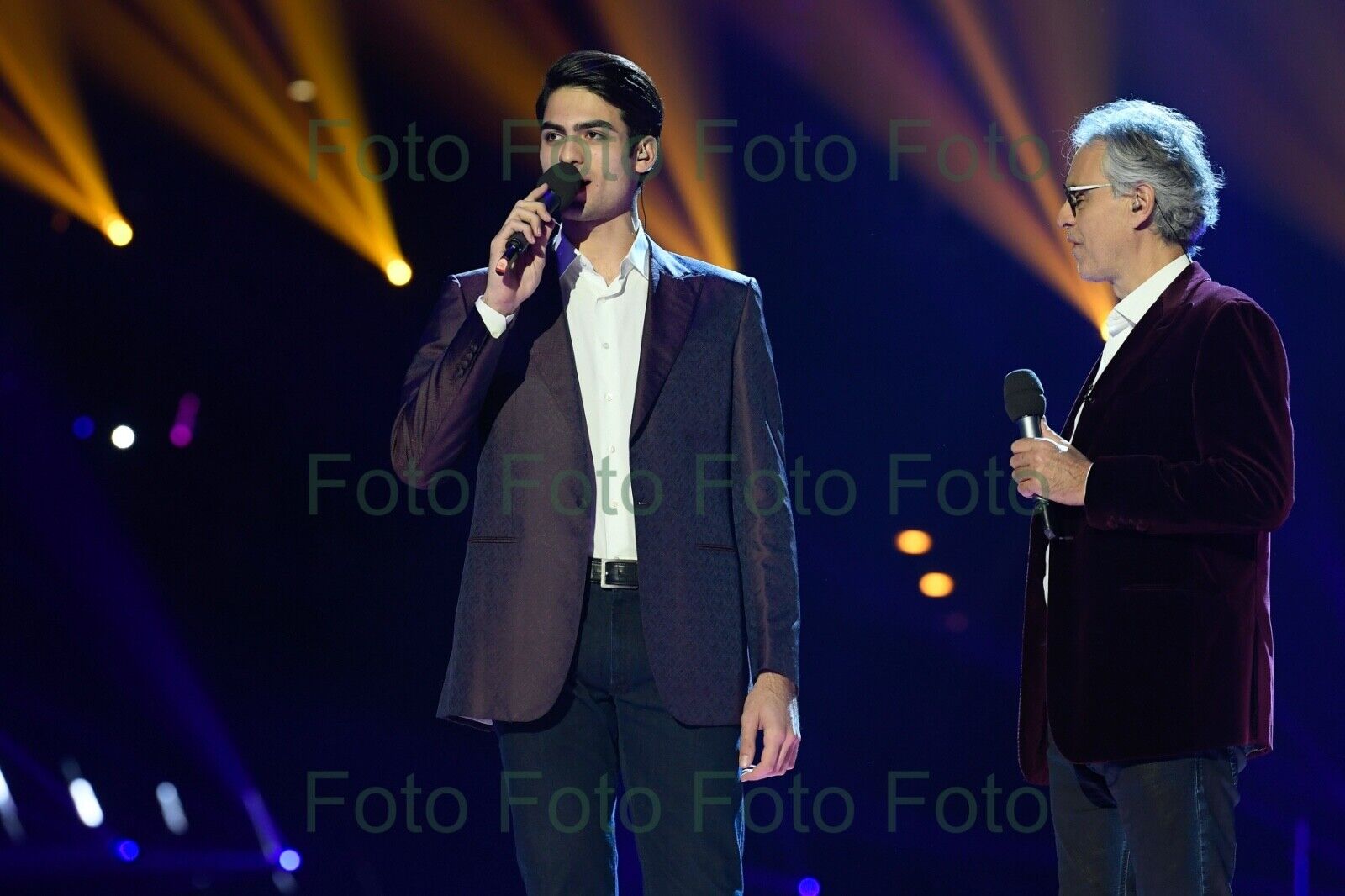 Andrea Bocelli Matteo Tenor Musik Foto 20 x 30 cm ohne Autogramm (Be-3