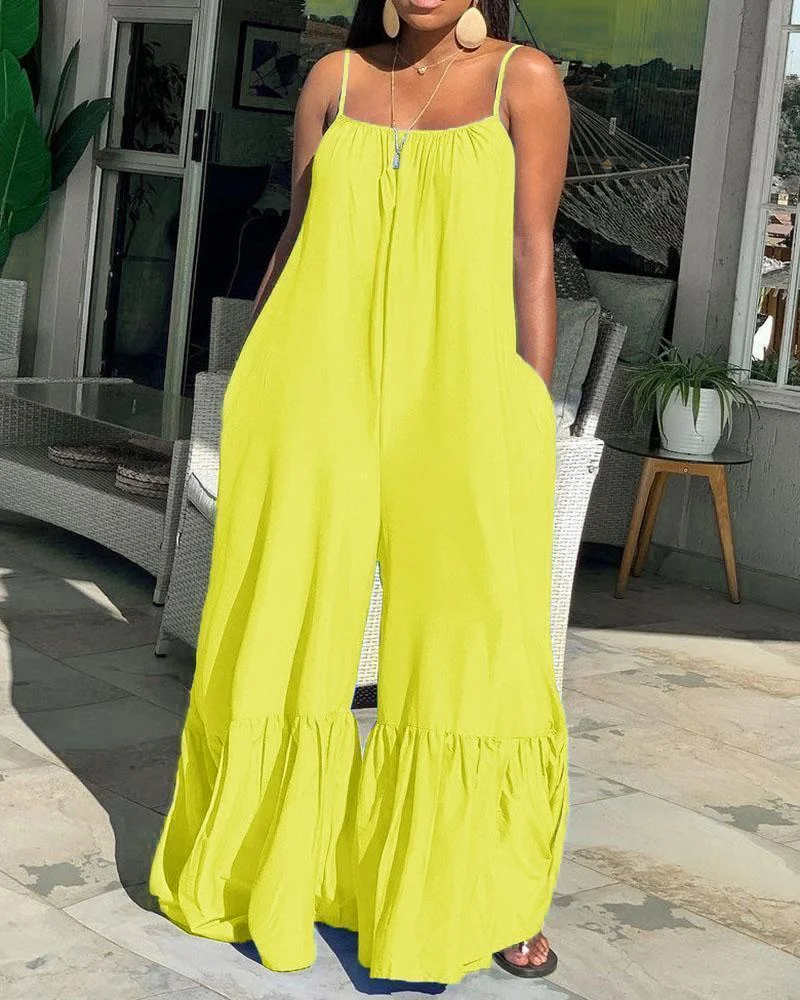 Casual Pocket Jumpsuit