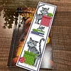 Cat Flower Vine - 11CT Stamped Cross Stitch Bookmark 18*6cm(Double Sided)