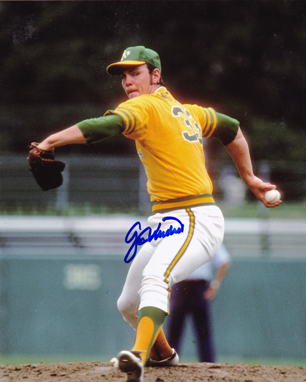 DOC MEDICH OAKLAND A'S ACTION SIGNED 8x10