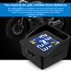 Solar Motorcycle Tire Pressure Monitoring Alarm System with 2 Sensors