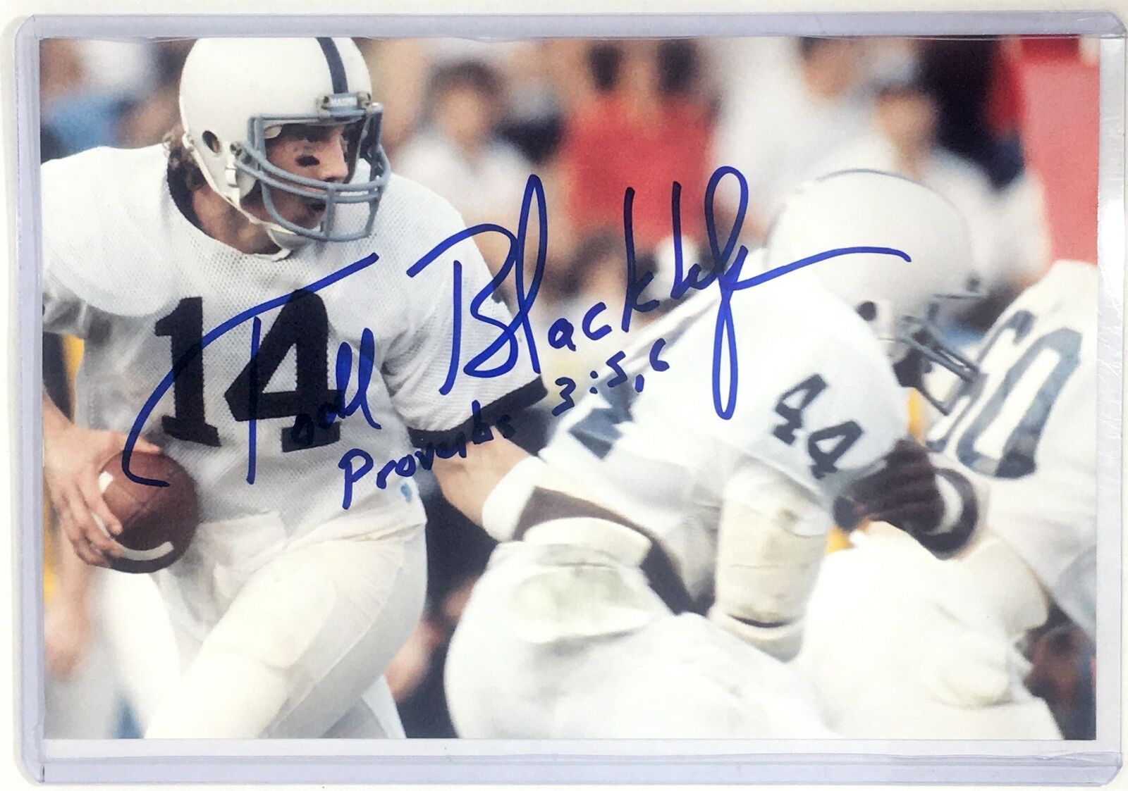 Todd Blackledge Signed 4x6 Photo Poster painting Penn State Nittany Lions PSU Autograph Auto