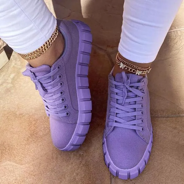platform colorful sneakers