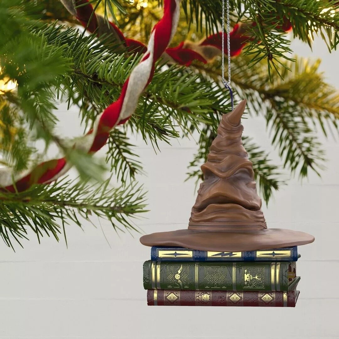 Harry Potter Sorting Hat Ornament With Sound and Motion - vzzhome