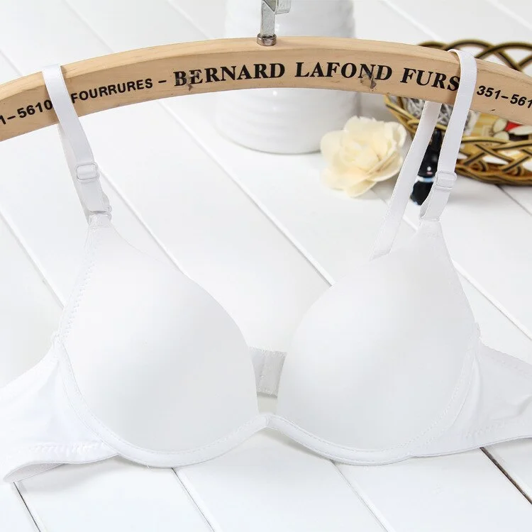 Women's Sexy Bra Smooth Slim 3/4 Cup Bra Deep V Lingerie B Cup Bra Underwear Fans 13 Color Bras