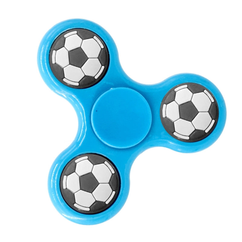 Fashion Solid Color Three-leaf Bracket Fingertip Gyro Toy