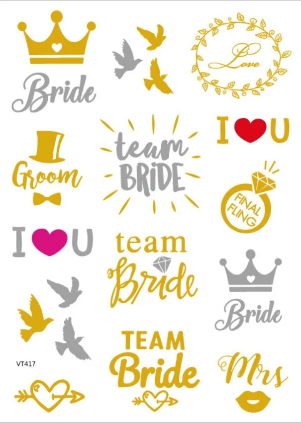 Sdrawing temporary tattoo sticker henna choker flower butterfly metal sexy women bride tribe flash metallic gold silver tattoo