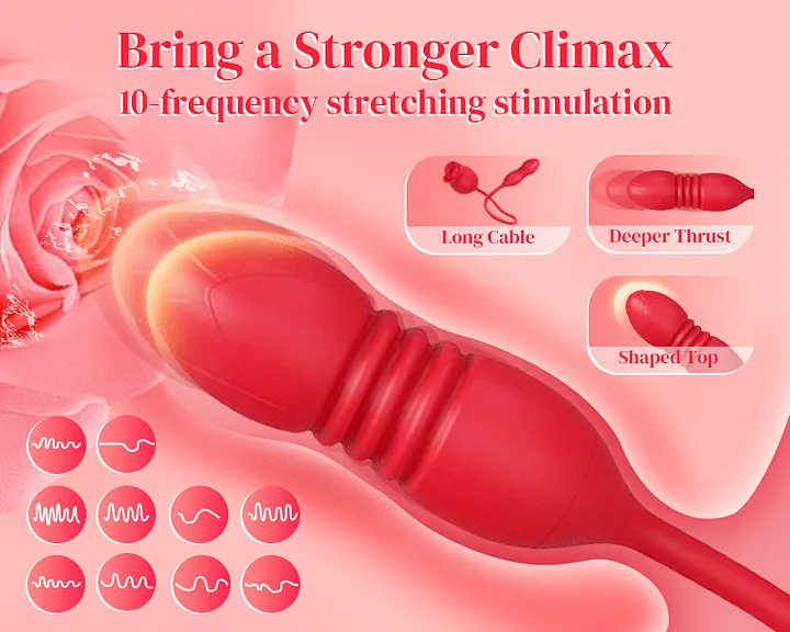 Clitoral Air Suction & G-Spot Vibrating Compact Rose Toy  2026 New Model,  2-in-1 Dual Motors