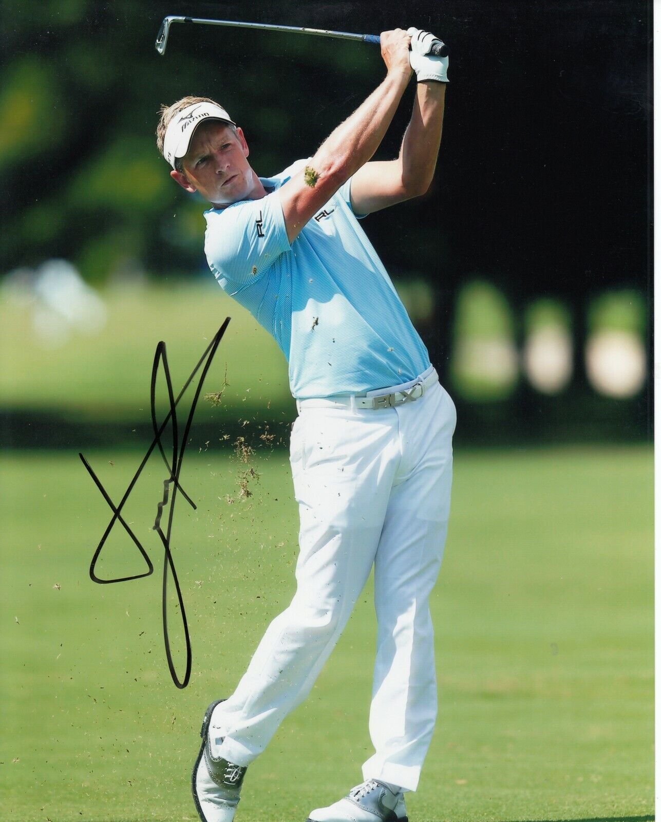 Luke Donald #0 8x10 Signed Photo Poster painting w/ COA Golf