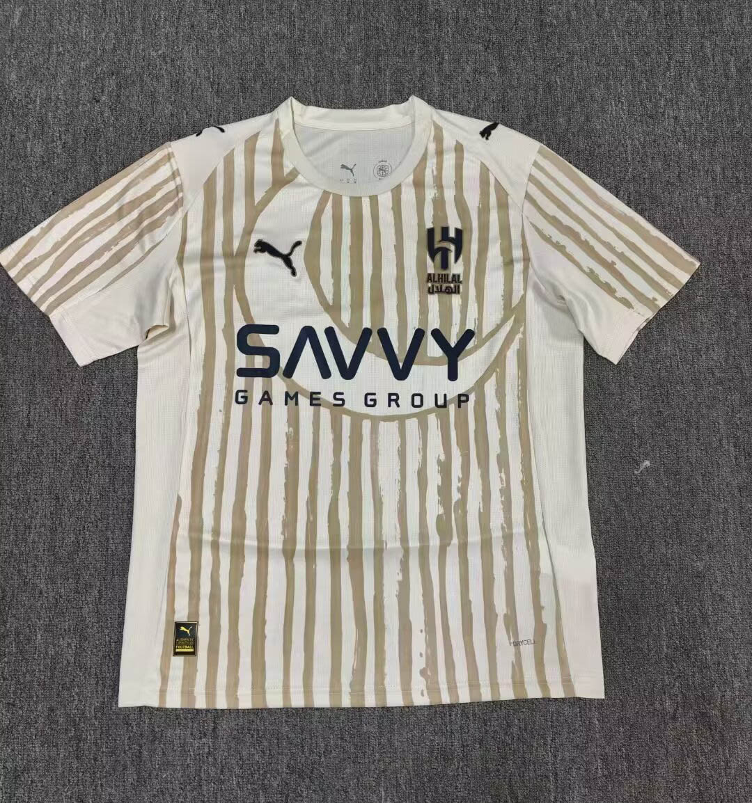 2025-2026 Al Hilal Club World Cup Away Football Shirt 1:1 Thai Quality- Maxi Kit
