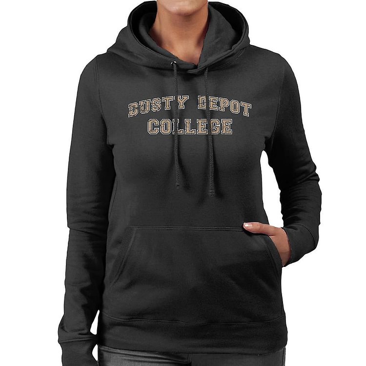 Fortnite Dusty Depot College Varsity Text Women's Hooded Sweatshirt
