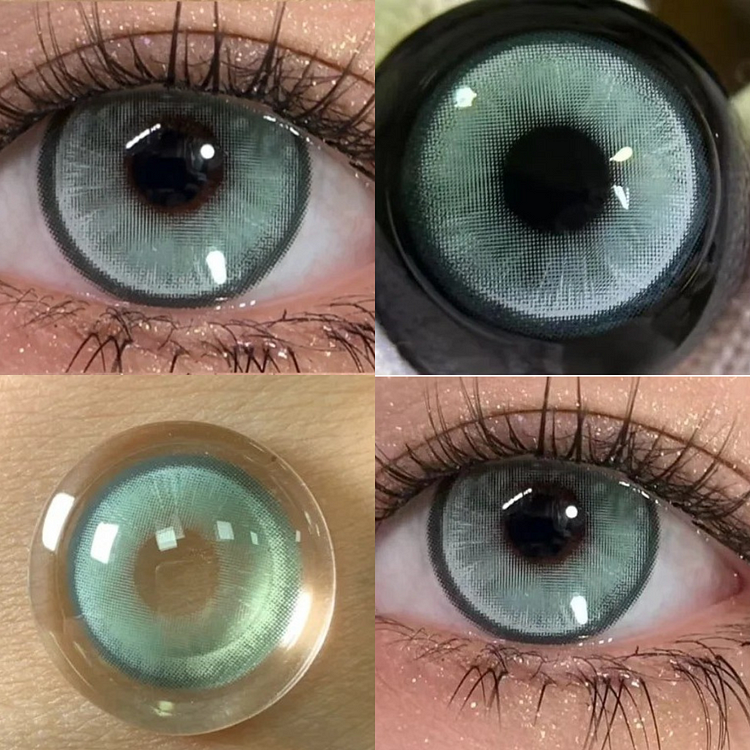 【U.S WAREHOUSE】CrystalOrb Green Colored Contact Lenses