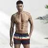 Gioiacombo&trade; Pantaloncini sportivi da spiaggia da uomo con stampa arcobaleno