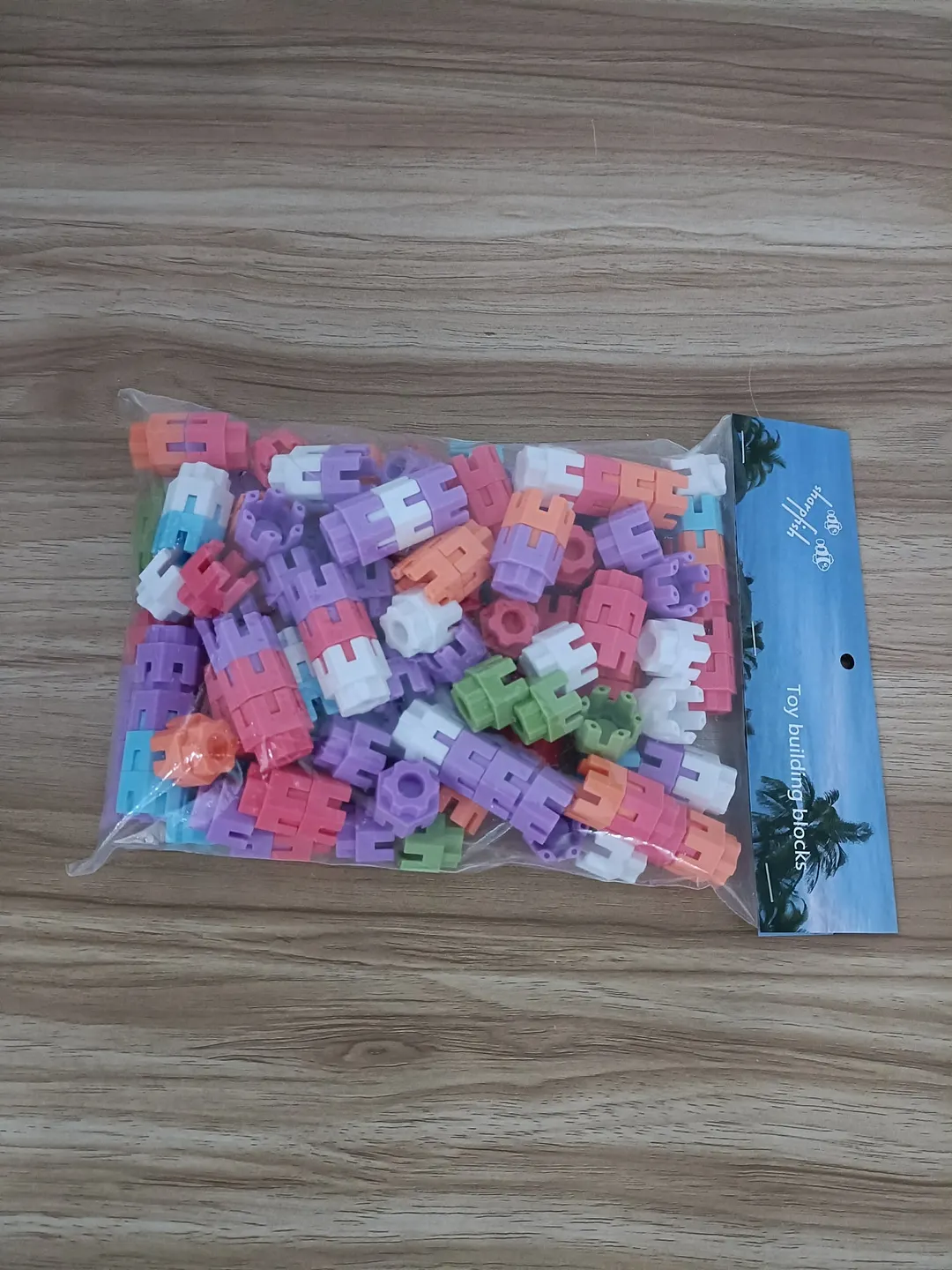 sharpfish Toy Building Blocks Creative Game Hexagon Plastic Toy 3D ...