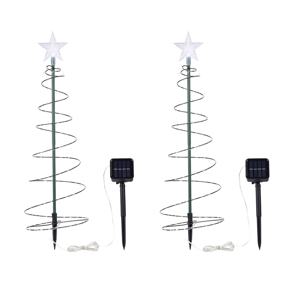 

Solar Powered Garden 50LED Lights Luminous Folding Christmas Tree Lawn Lamp, Multicolored, 501 Original
