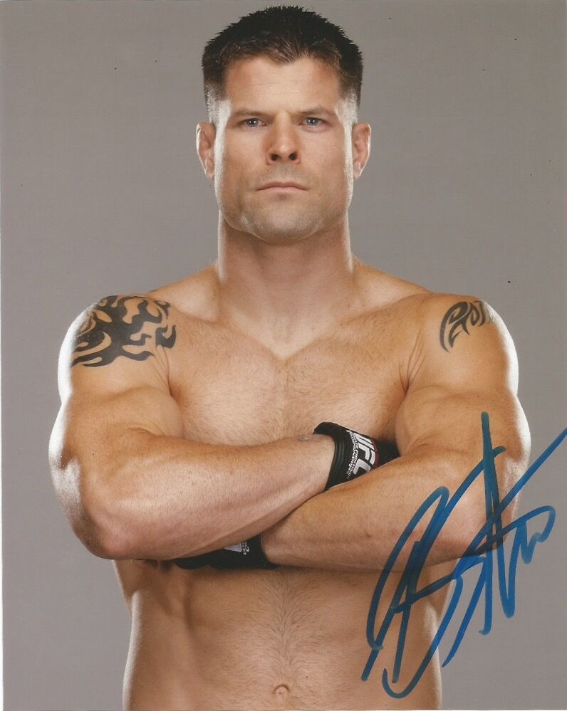 UFC Ultimate Fighting Brian Stann Signed Autographed 8x10 Photo Poster painting COA A