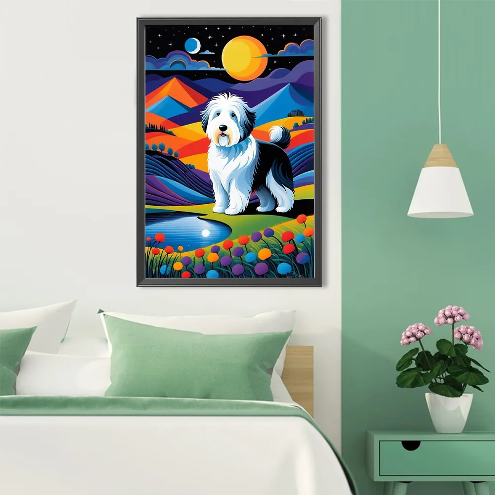 Diamond Painting - Full Round Drill - Dog(Canvas|40*60cm)