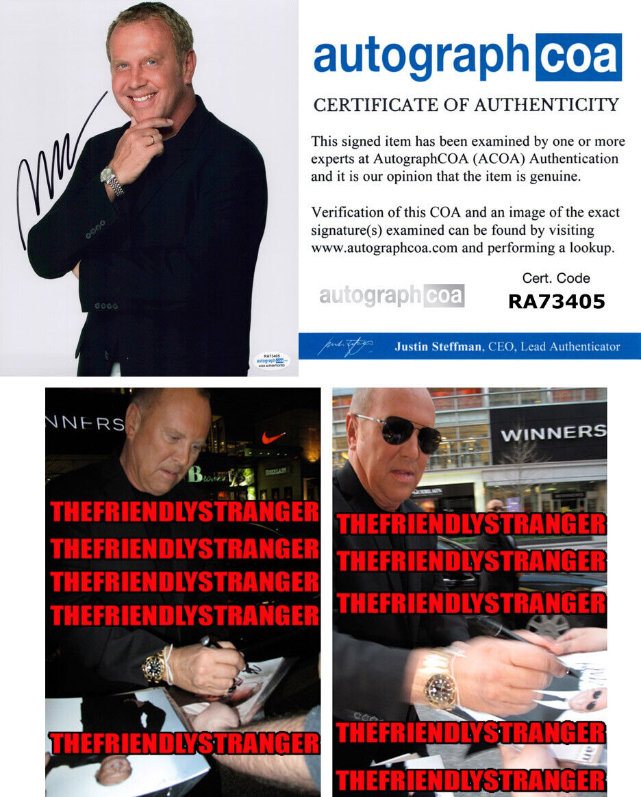 MICHAEL KORS signed Autographed 8X10 Photo Poster painting B - PROOF - Fashion Designer ACOA COA