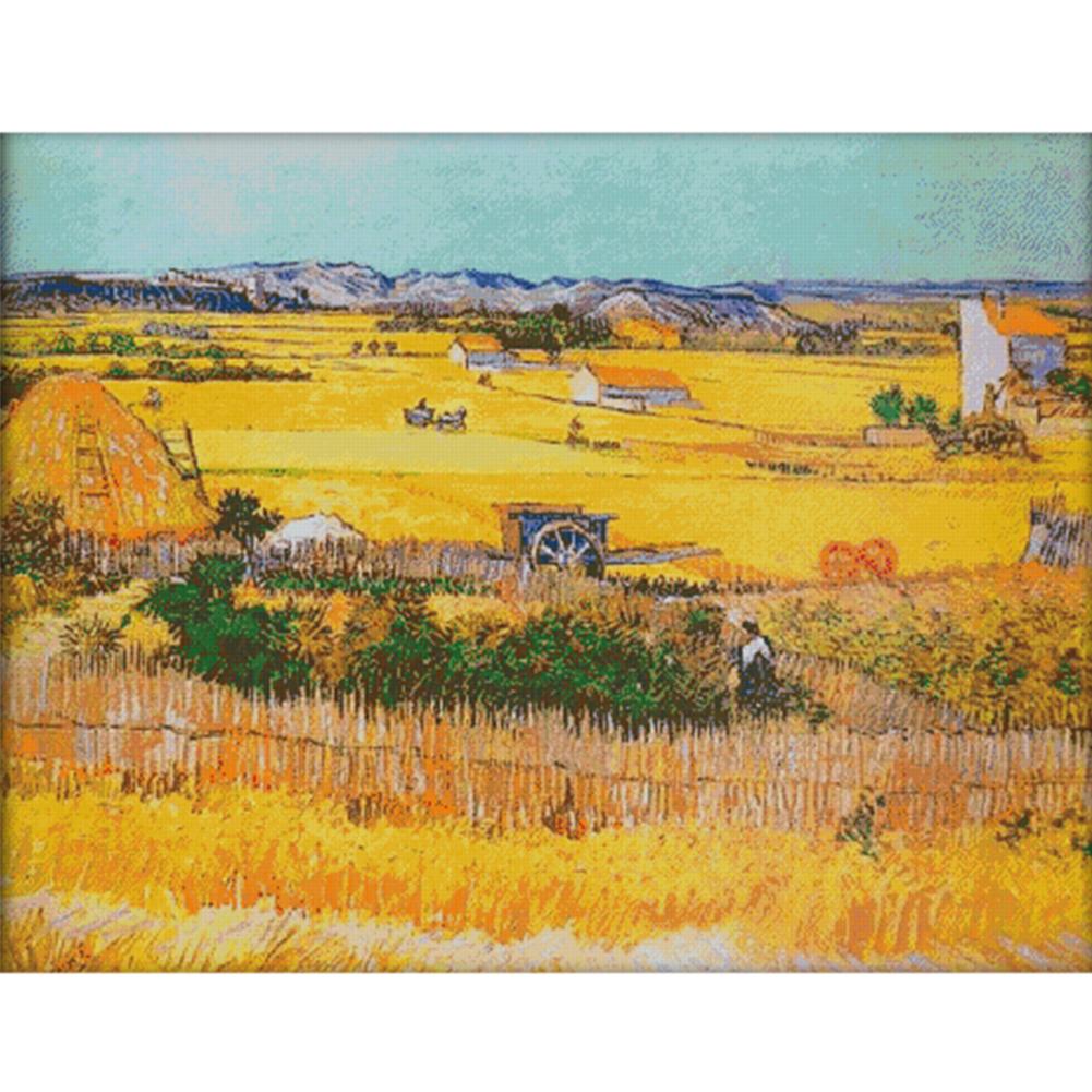 

Harvest Wheat Field - 14CT Stamped Cross Stitch - 94x74cm, 501 Original