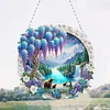 DIY Landscape Bear Diamond Painting Hanging Pendant